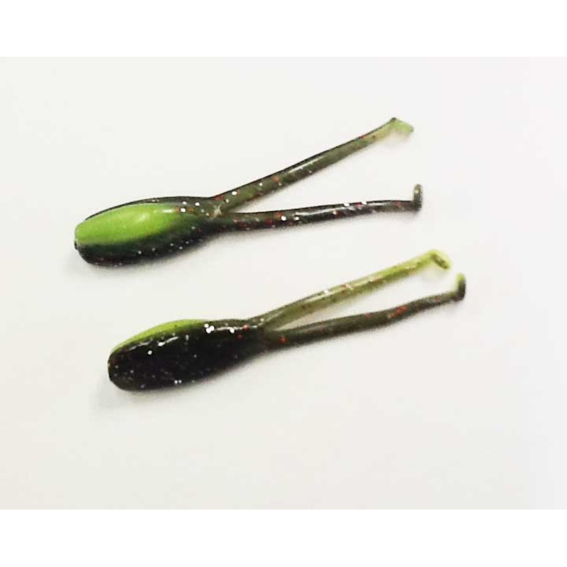 Bobby Garland Slab Dockt'R 2.5" 12ct Licorice Chartreuse Pearl