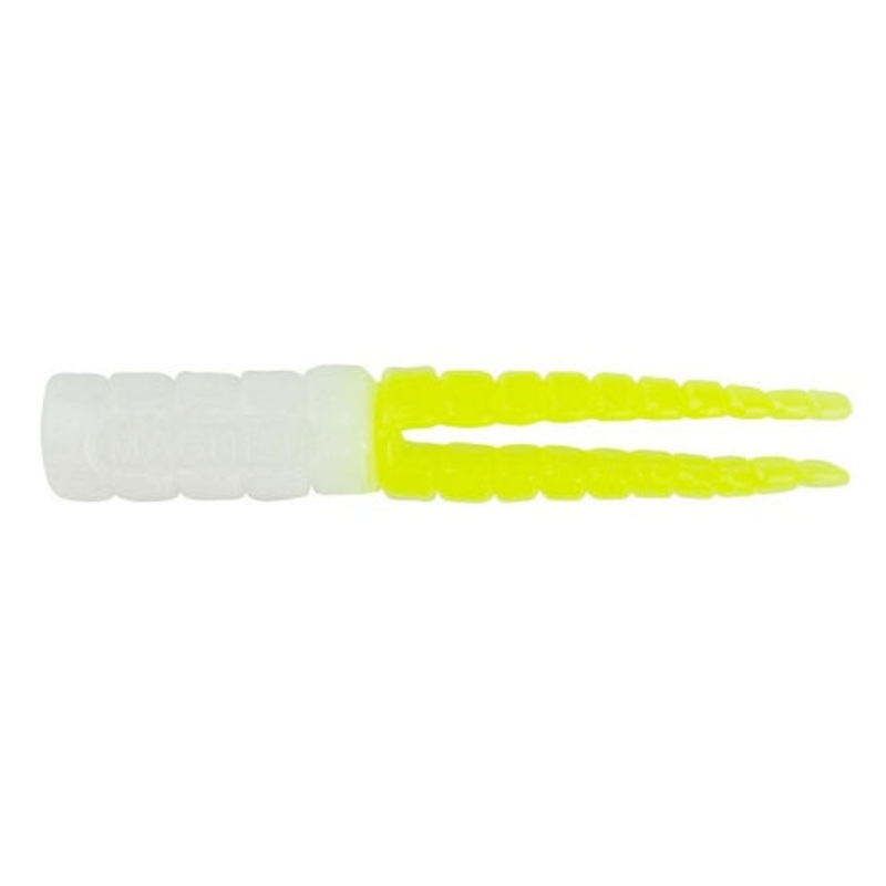 Leland Crappie Magnet 1.5" 15ct White/Chartreuse
