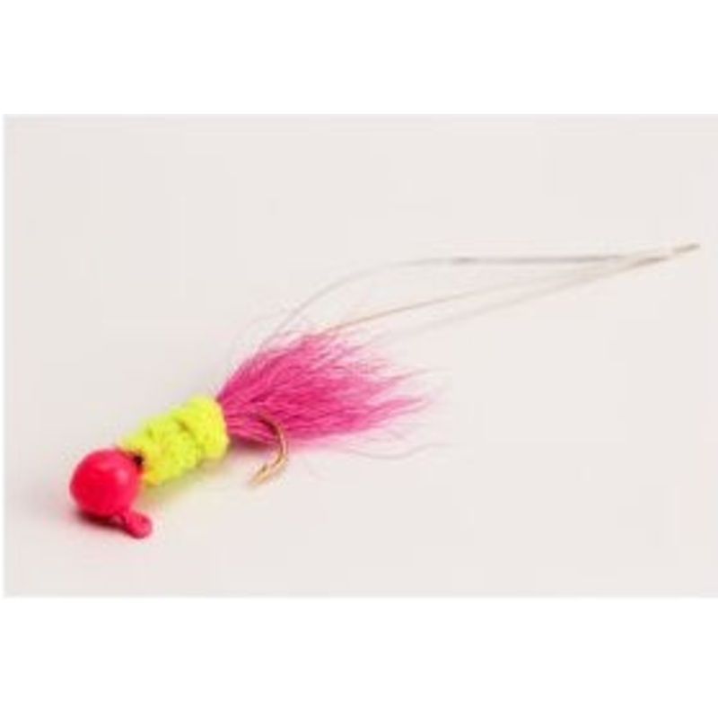 Slater Electric Chicken Jig 1/16 Pink/Chart/Pink #4 Hook 2pk