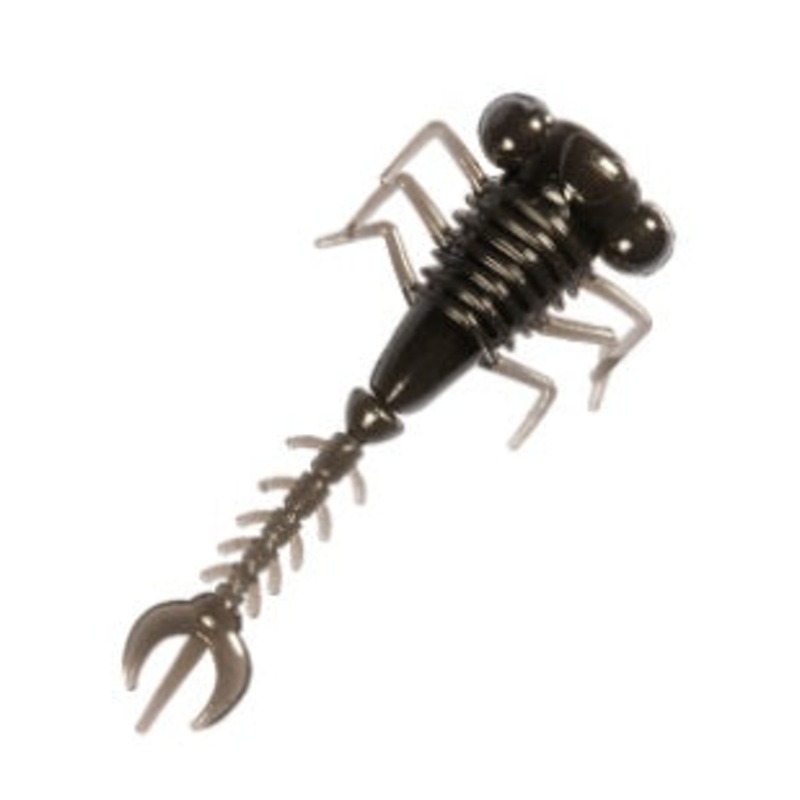 Z-MAN Larvaz 1.75in Black 8pk