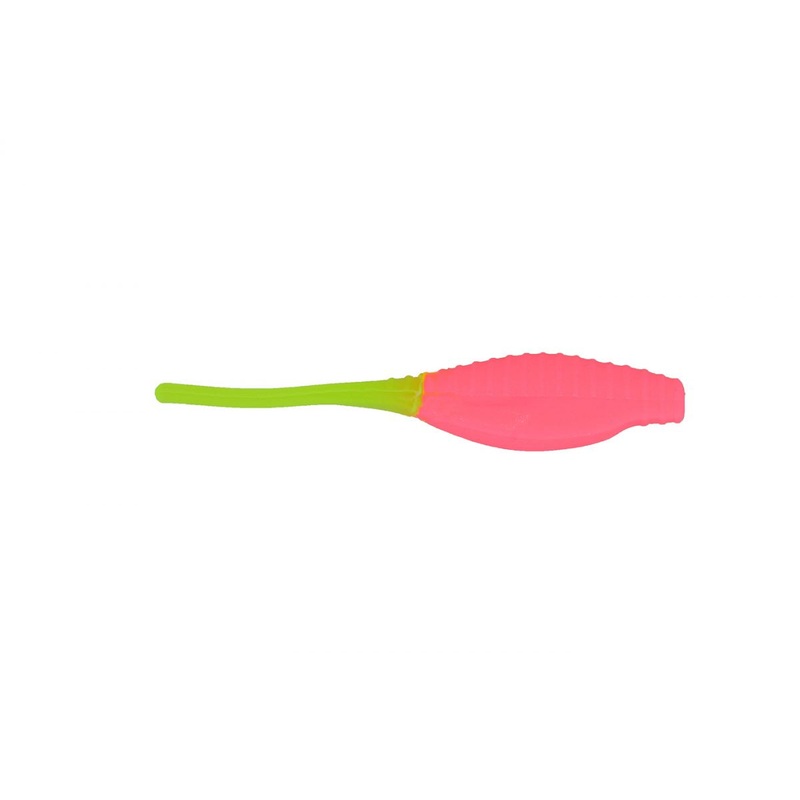 Bass A Pro Tiny Shad 2" 15ct Pink Chart Tail