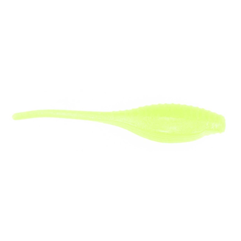 Bass A Pro Tiny Shad 2" 15ct Silk Chartreuse