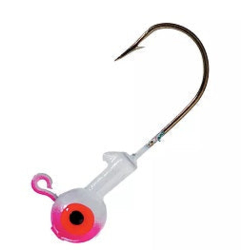 Eagle Claw Jig Head 3/8 10ct Pink/Pearl