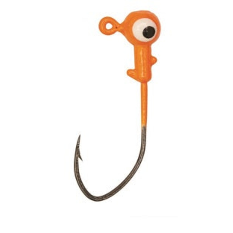 Eagle Claw Pro-V Ball Jig Head 1/8 10ct Orange