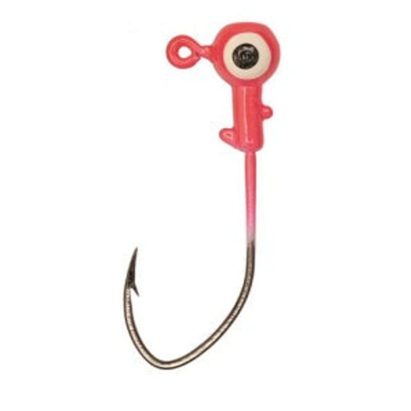 Eagle Claw Pro-V Ball Jig Head 1/8 10ct Pink