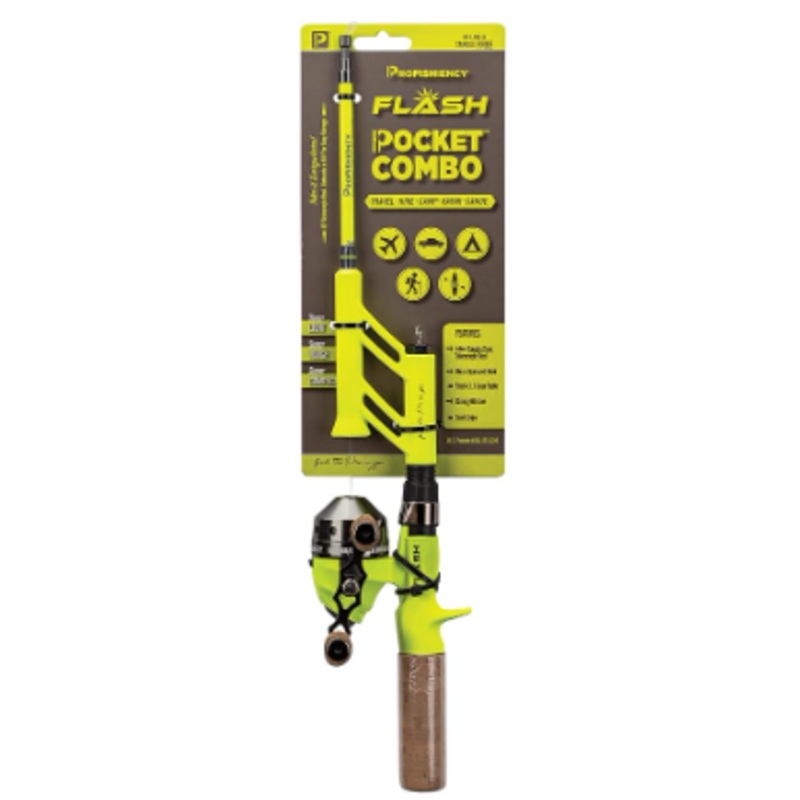 ProFISHiency PCFLASH Flash Telescopic Pocket Spincast Combo