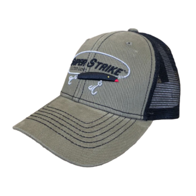 Super Strike Trucker Hat Olive/Black-mesh