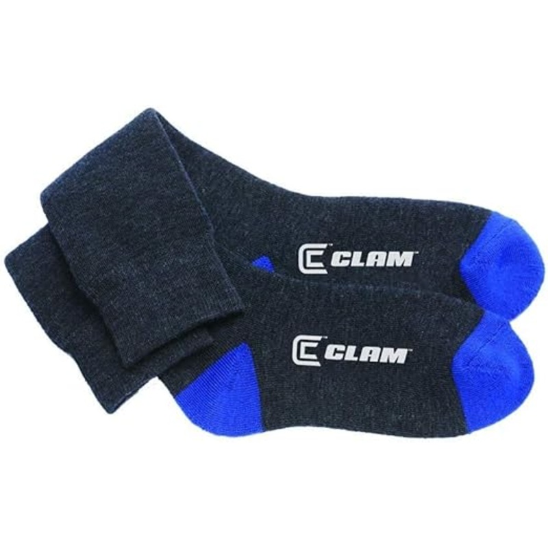 Clam Merino Wool-blend Socks, Med/Lg