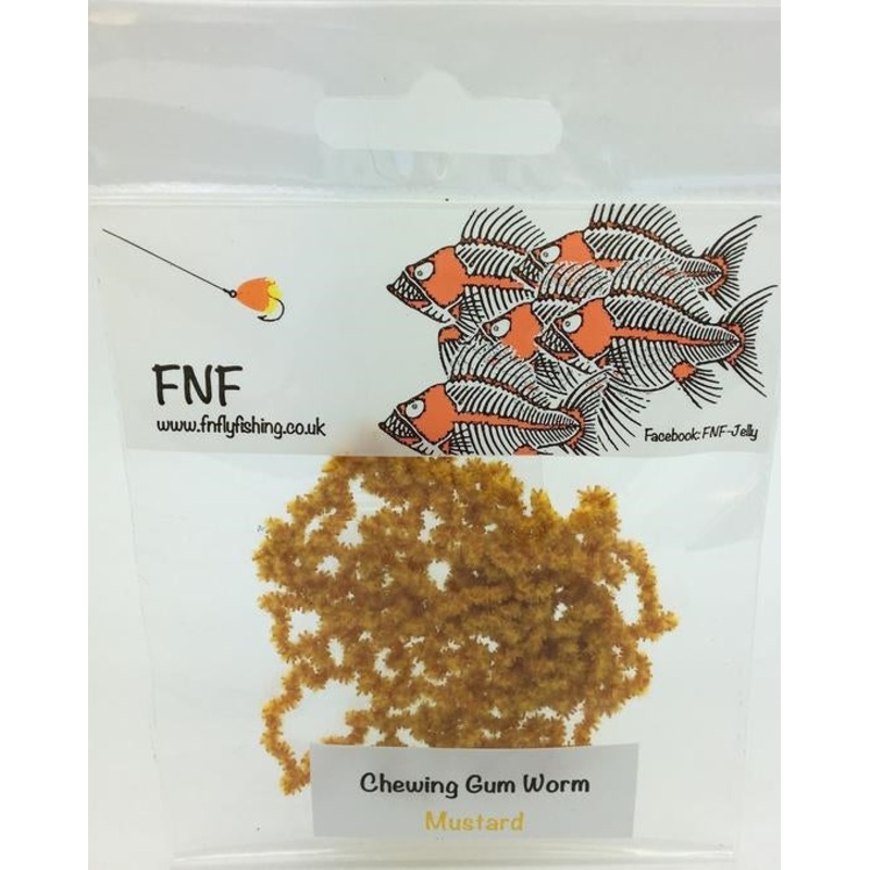 FNF 3mm Chewing Gum Worm Chenille