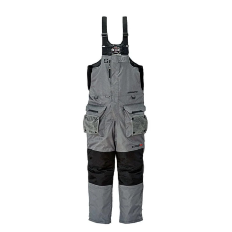 Striker Hardwater Bib Gray/Blk