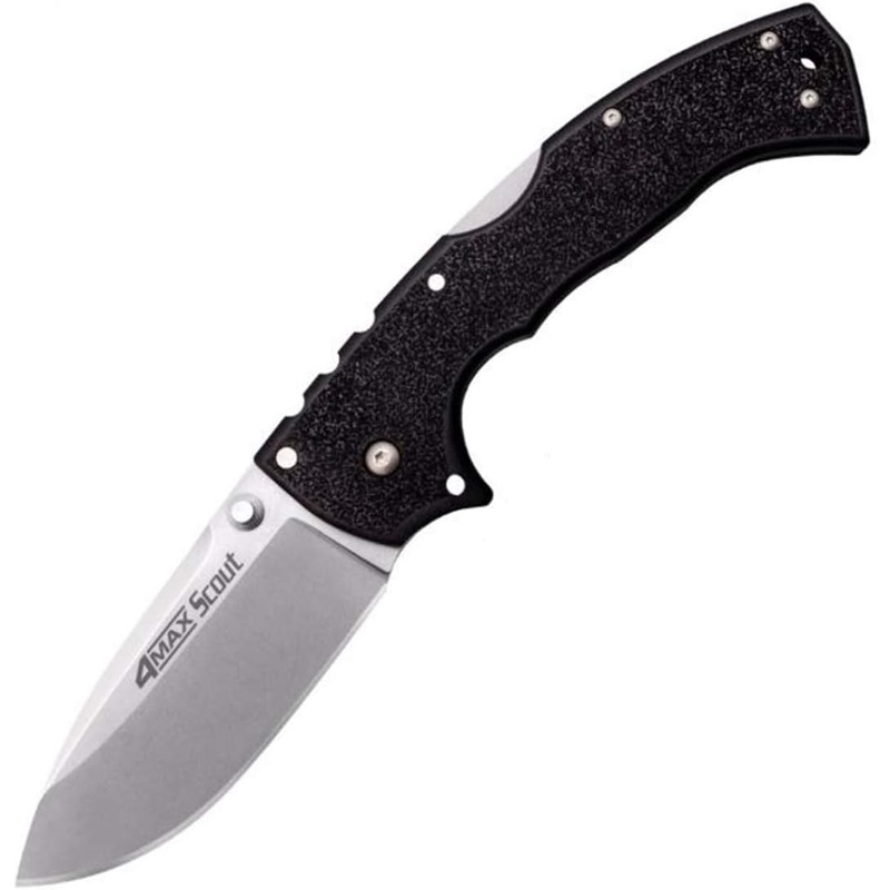 Cold Steel 4-Max Scout Folding Knife, 4" Blade, 10" OAL