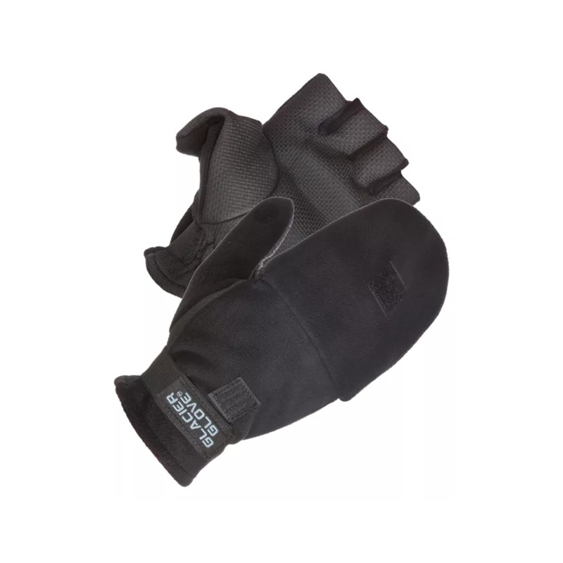 Glacier Glove Alaska River Flip Mitt - Black