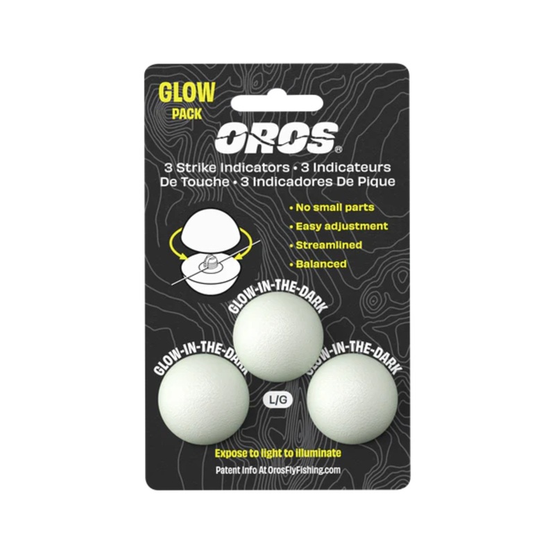 Oros Strike Indicator - 3 Pack - Glow-in-the-dark