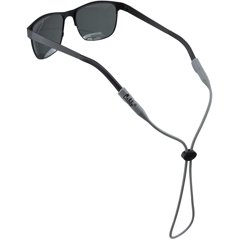 Cablz SiliconeGry Silicone Eyewear Retainer, 16" length, Grey