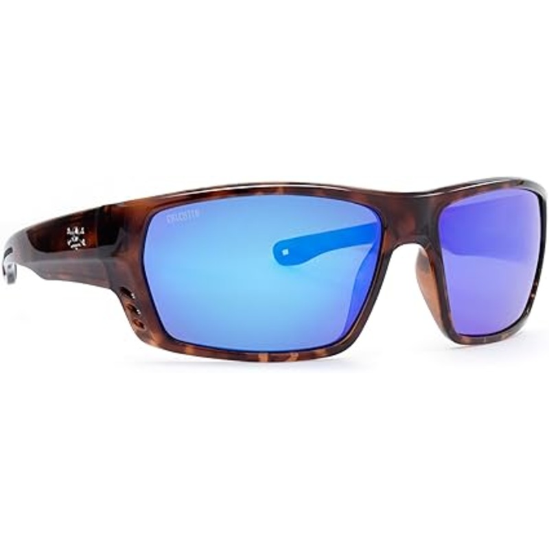 Calcutta Fathom Polarized Sunglasses Tortoise Frame Blue