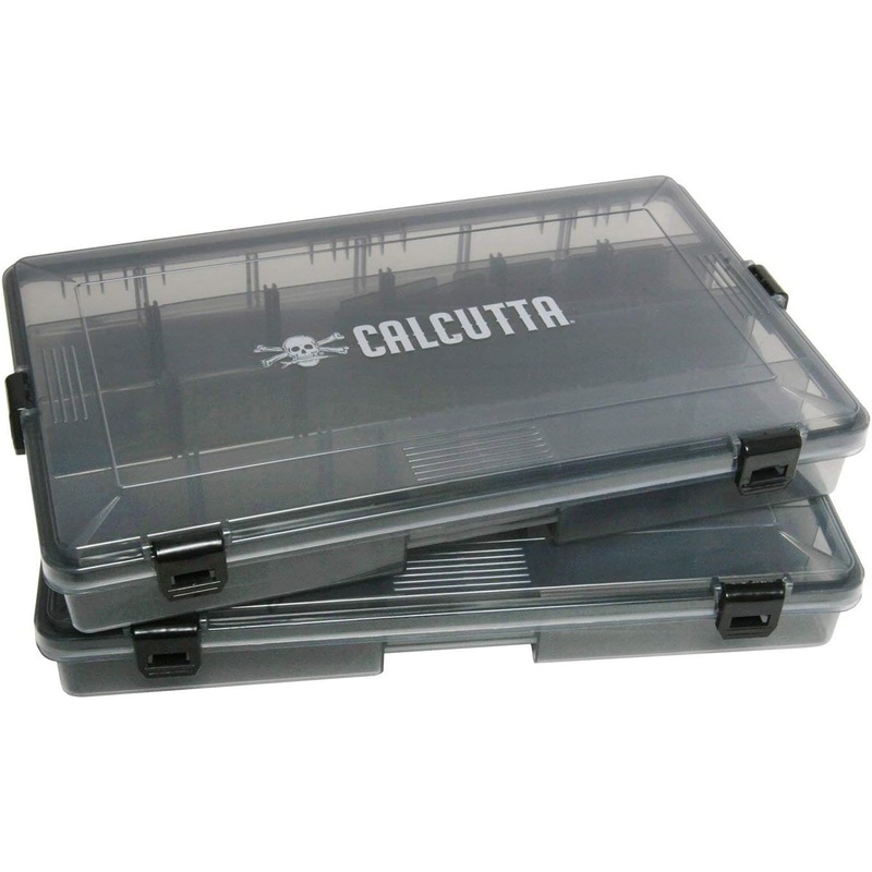 Calcutta Squall 3700 waterproof 4 latch tackle trays