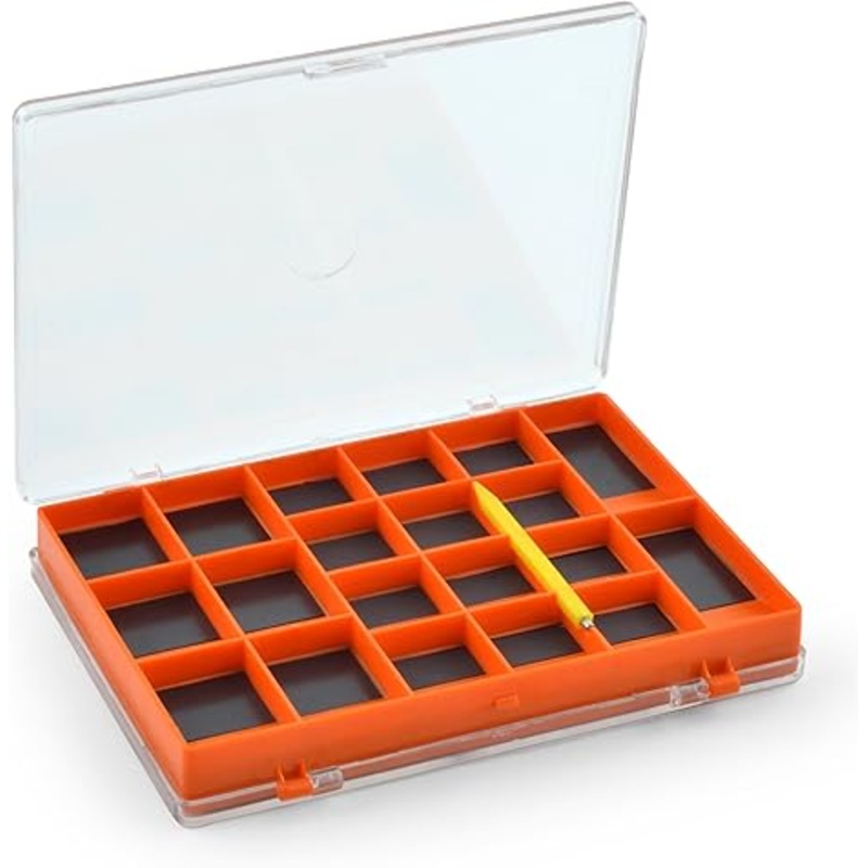 Celsius Magnetic Jig Box, 8 Large/36 Small Compartments