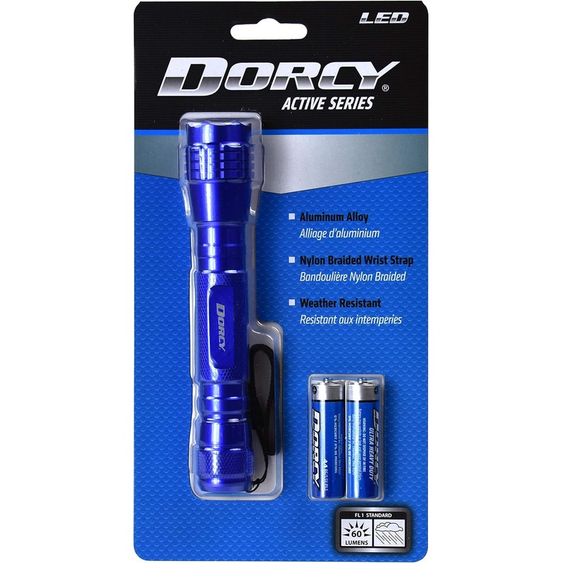 Dorcy 41-4016 Aluminum 60 Lumen Flashlight, Aluminum construction
