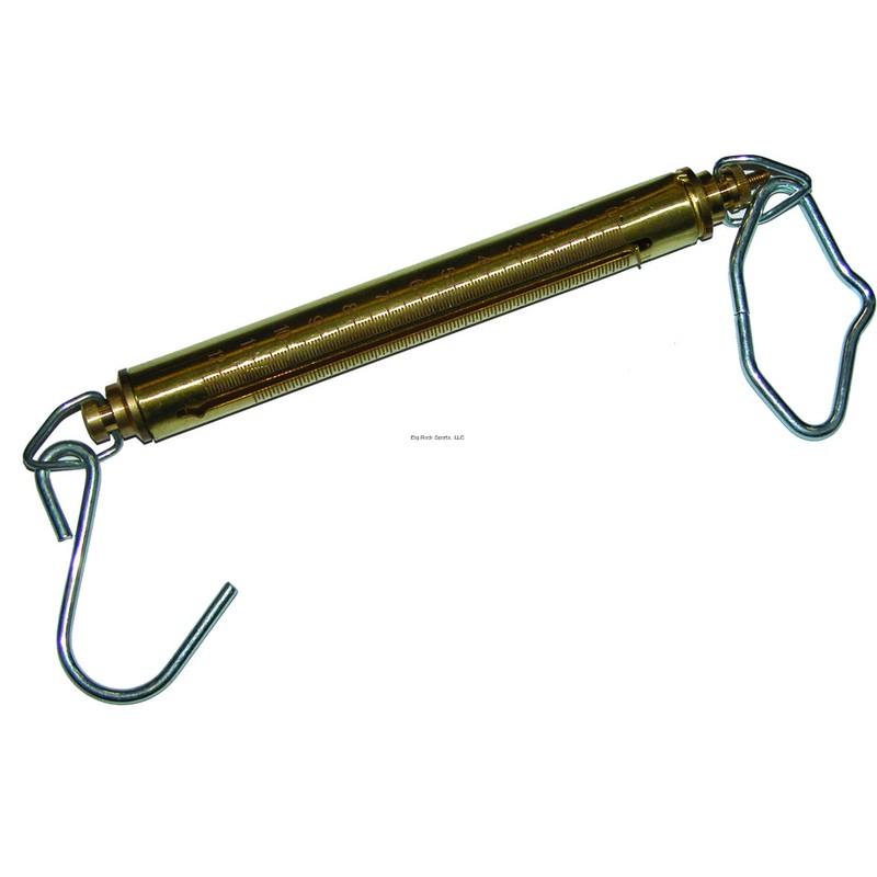 Manley Fishing Scale 25lb, Brass