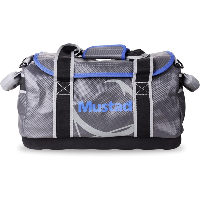 Mustad Boat Bag 24" Dark Grey/Blue 500D Tarpaulin PVC Reflective Logo