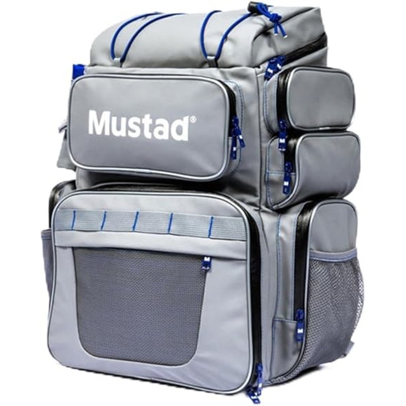 Mustad Game Time Back Pack Tackle Grey