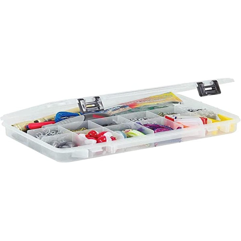 Plano 2371304 ProLatch 3700 Size Stowaway w/13 Fixed Compartments Clr