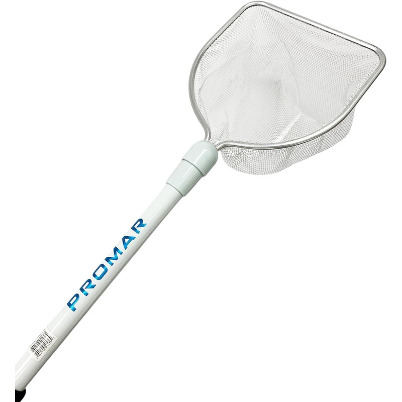Promar Deluxe Bait Well Net PVC Handle w/Clear Mono Netting