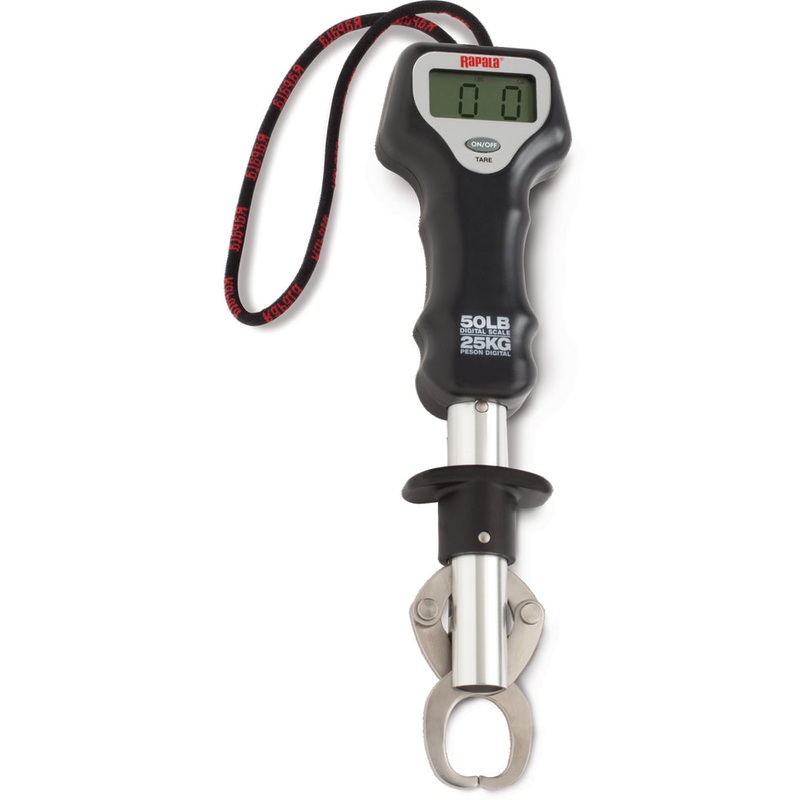 Rapala DFG50 Digital Scale/Fish Gripper, 50lb, Runs on 2 AAA