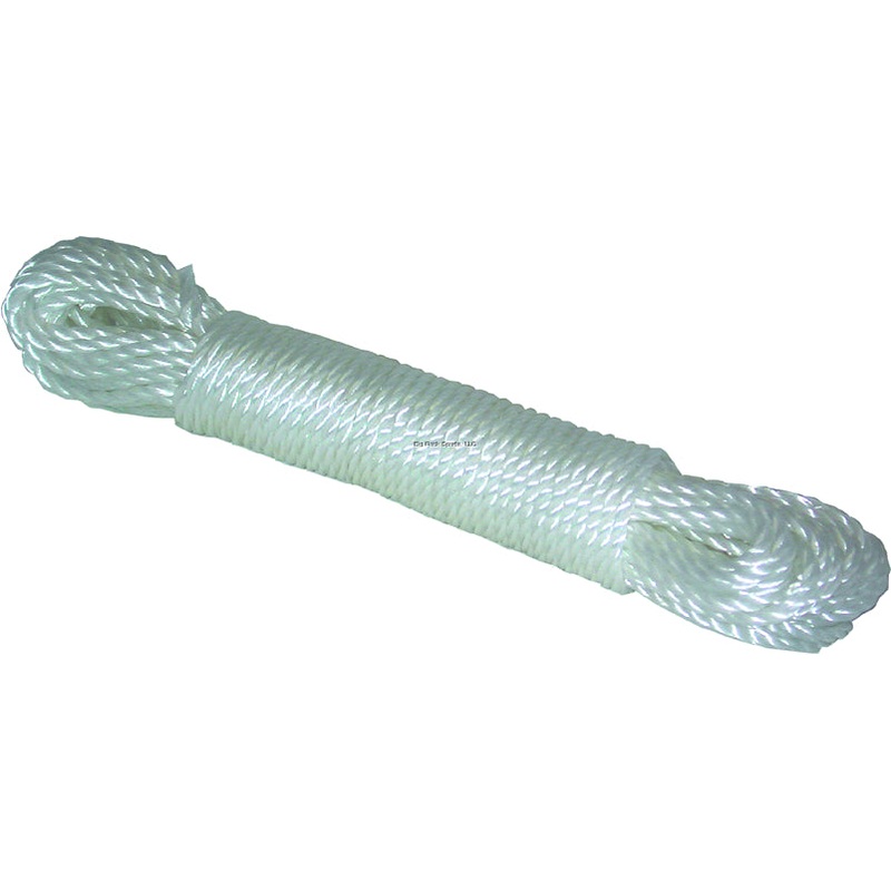 Sea Striker Crab Trap Line, 48ft, White Poly