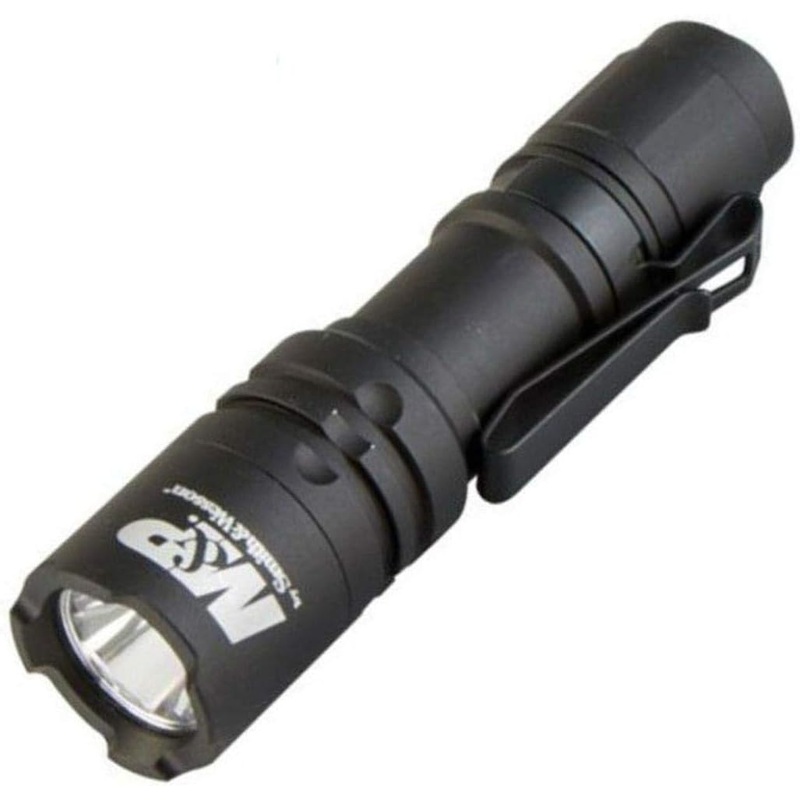Smith & Wesson 110146 Delta Force CS 1xAAA Flashlight 4" WHT High Low