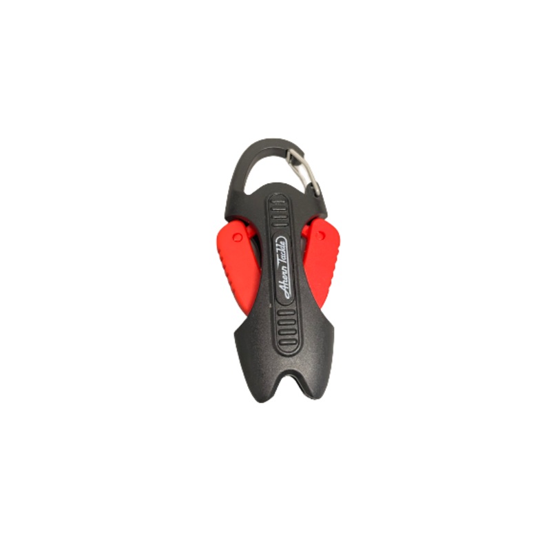 Ahern Tackle Ceramic Braid Cutter, Black/Red