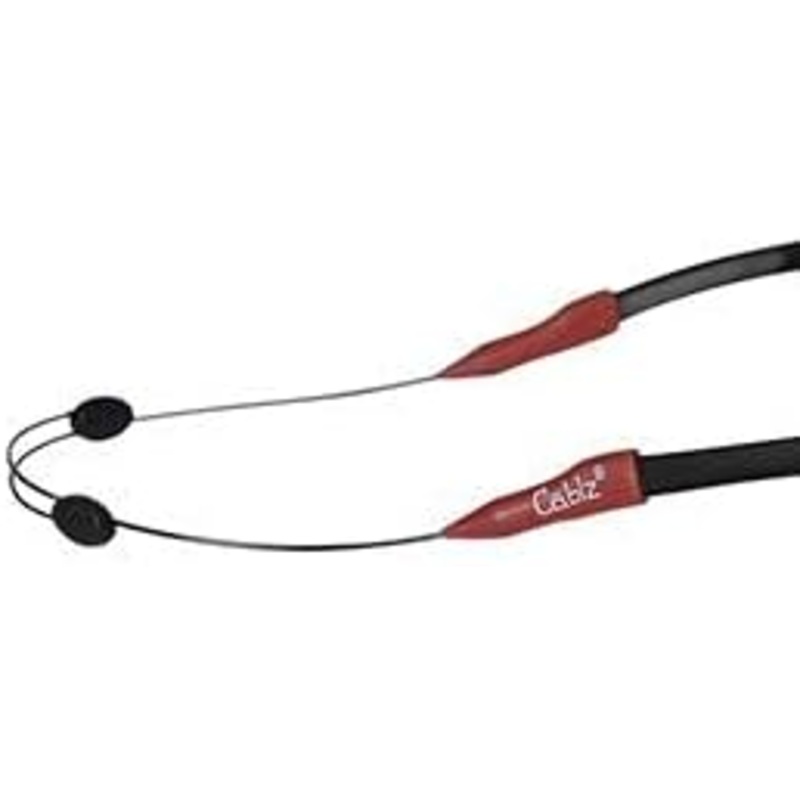 Cablz Zipz Sunglass Retainer 14" Red/White/Black