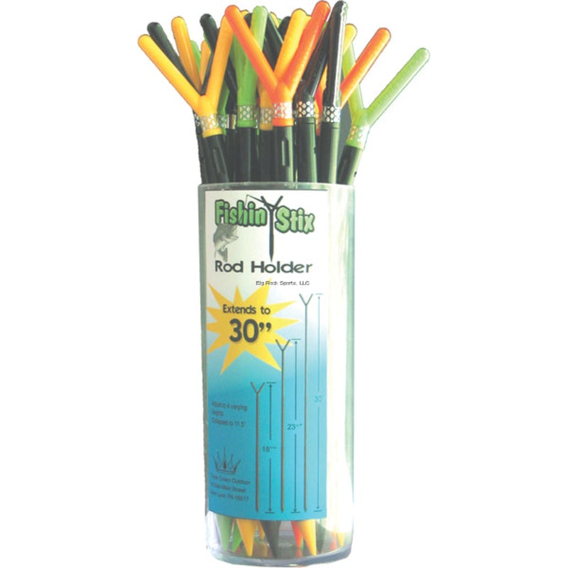 Fishin Stix Extendable Rod Holder 1Pc Original 30"