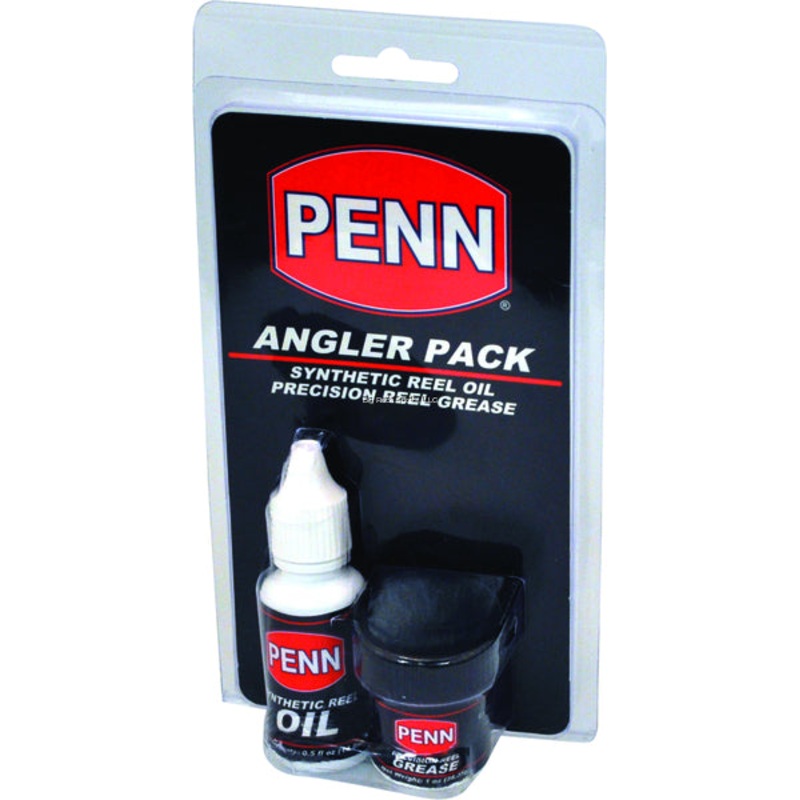 Penn Angler's Pack Combo 1/2oz Bottle Oil Grease Tube