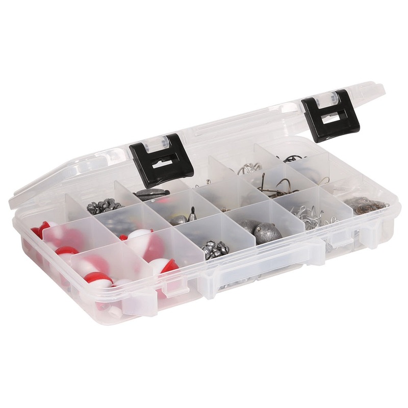 Plano 3600 6-18 Adjustable Compartments H-Latch System Black Latch