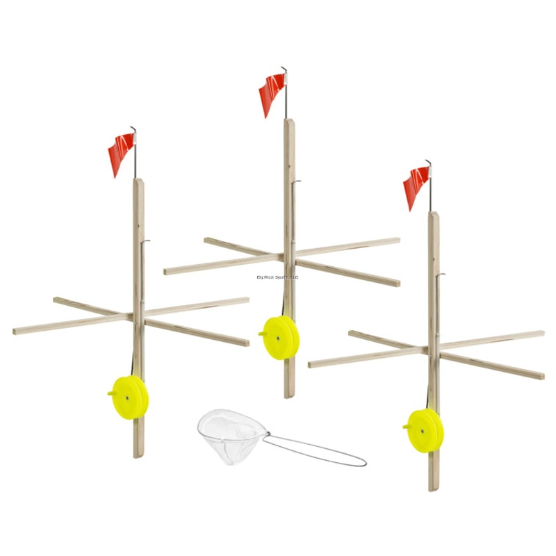 Celsius 3 Pack Tip Up w/Line & Net