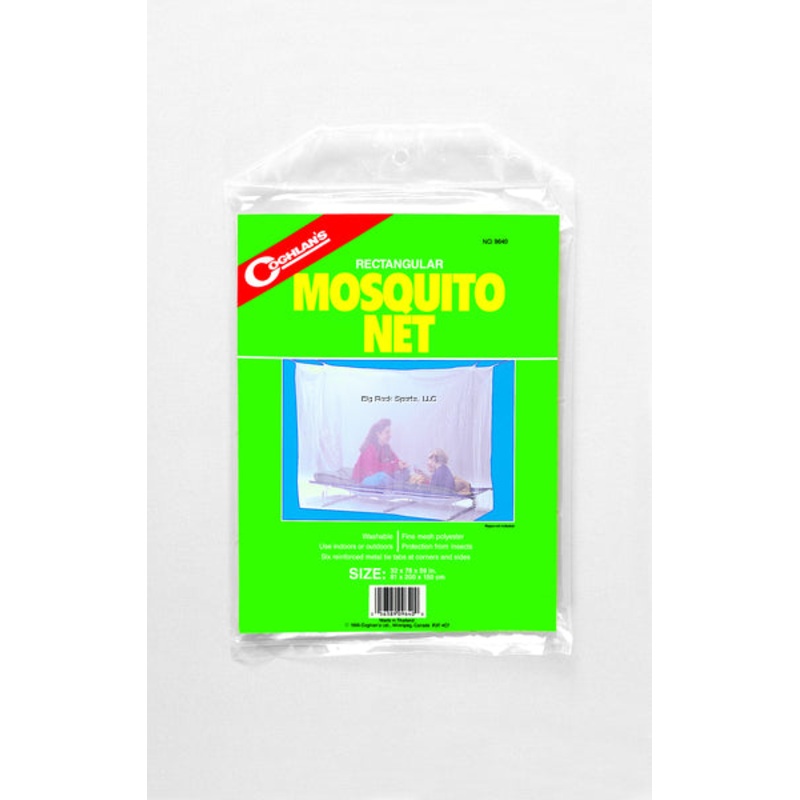 Coghlans Fine Mesh Mosquito Net 32"x78"x59" Rectangle