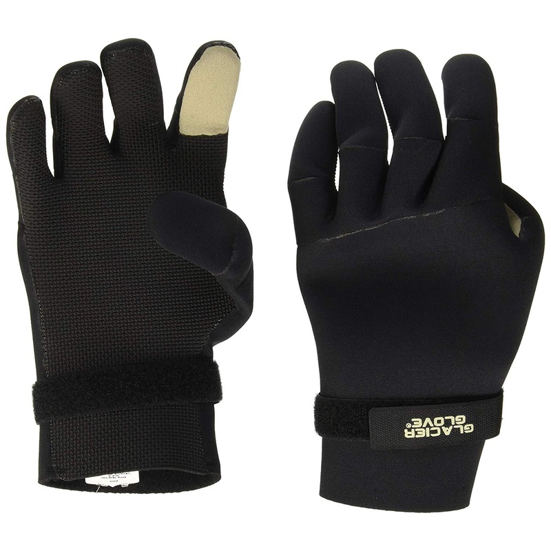 Glacier Bristol Bay Fishing Full-Finger Fleece Lined Neoprene Medium Gloves