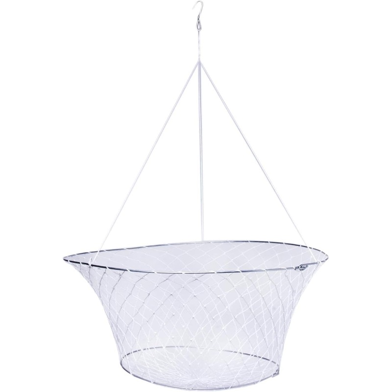 Hurricane H-6915 2 Ring Crab Net, White