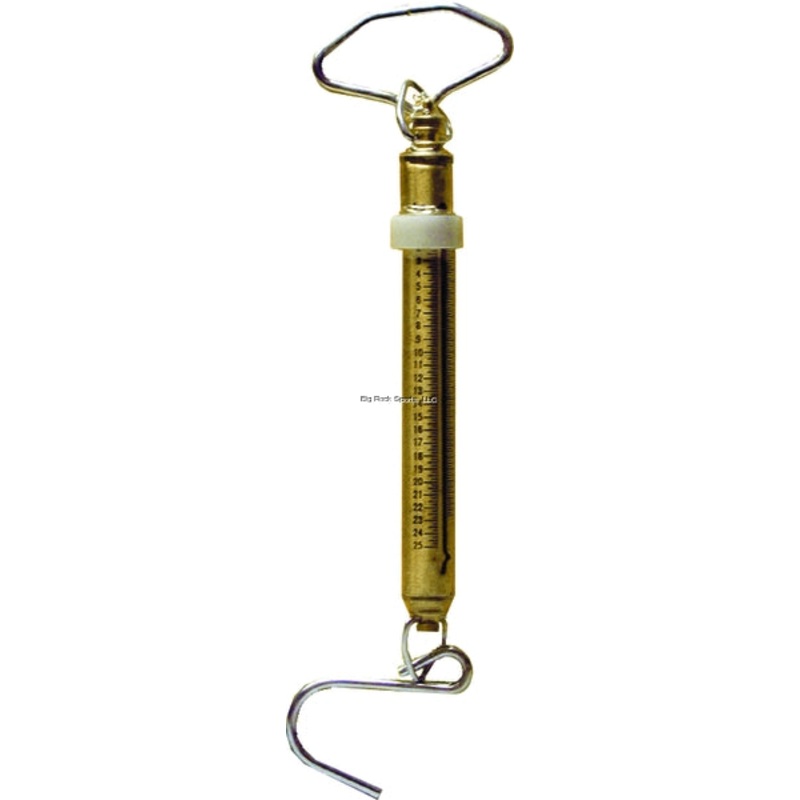 Manley Fishing Scale 50lb, Brass