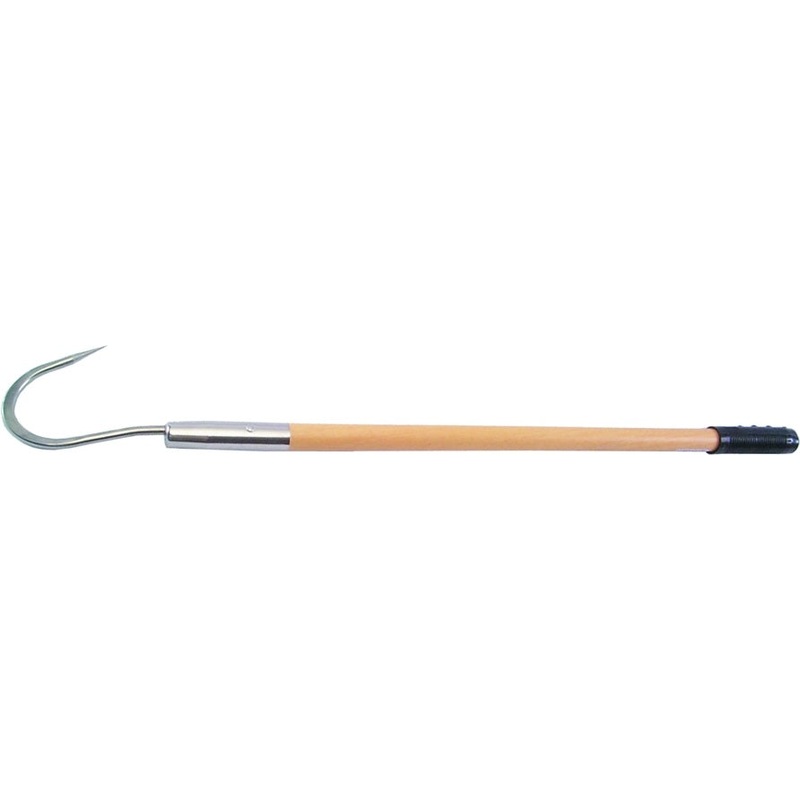 Sea Striker WG224 Wood Handle Gaff, 2" Hook, 2' Handle