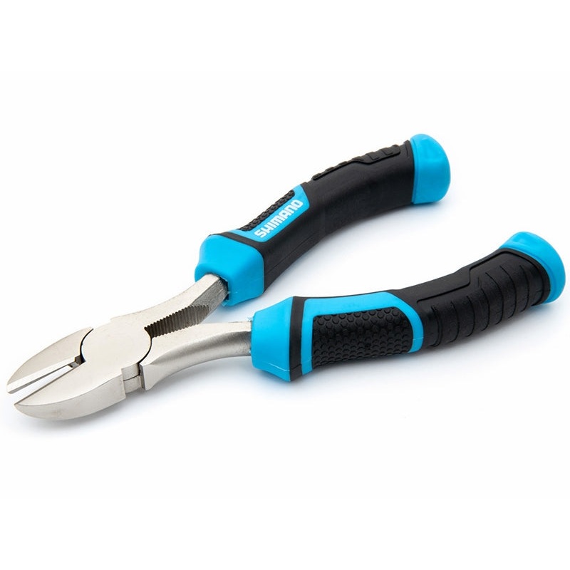 Shimano Brutas, 6", Cutter, Blk/Cyan Handles, High Carbon Steel