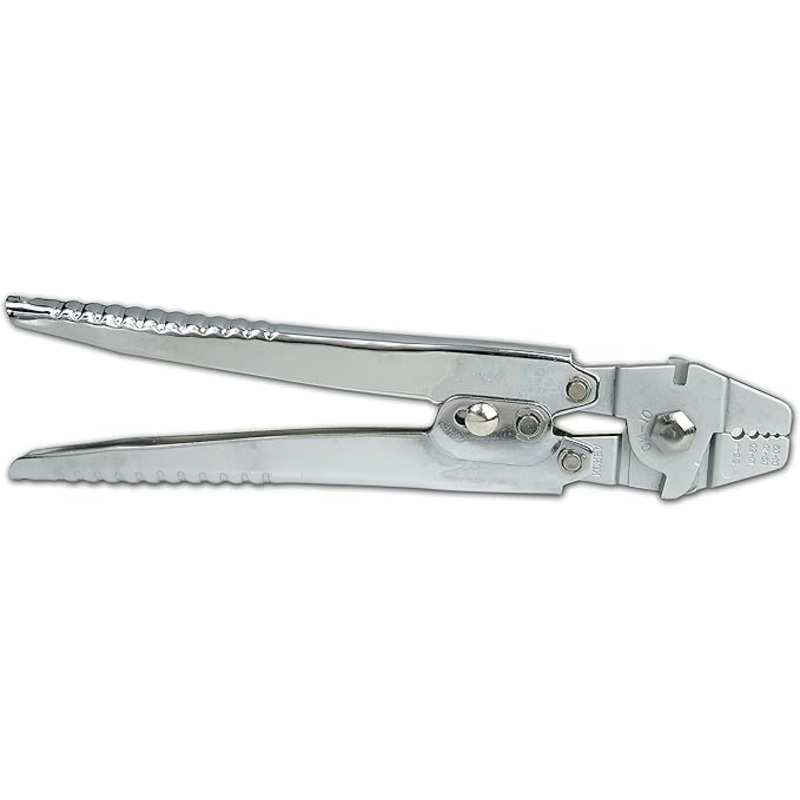 Billfisher Crimper Satin Jaw w/Chrome Handle