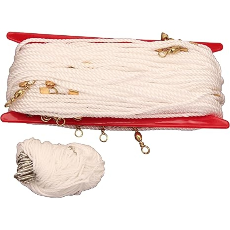 Eagle Claw Trotline 100' 25ea 049Z-3/0 Hooks