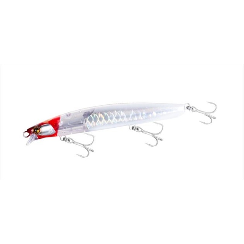 Shimano Nessa Hirame Minnow SR 130S Flash Boost XF-213U 005 F Red Head