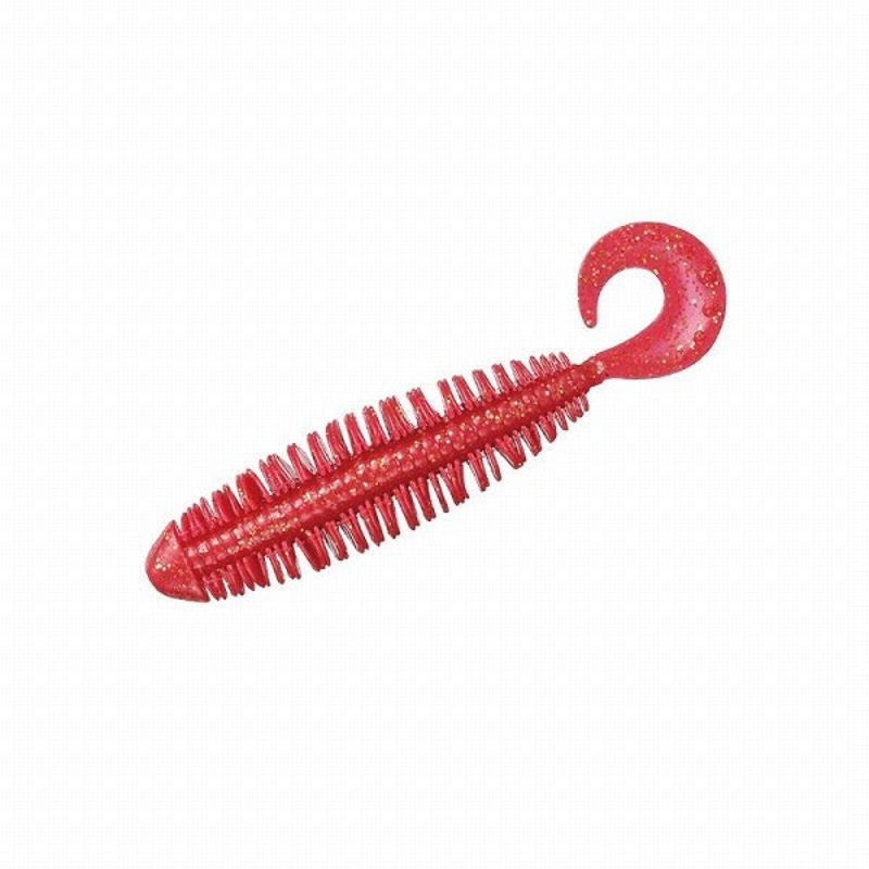 Daiwa HRF KJ Curly 3.8inch Appeal Red