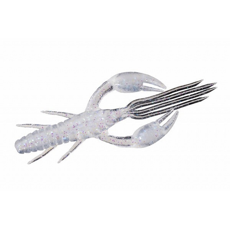 O.S.P Worm DoliveCraw SW 3inch W068 Clear Crystal Flake