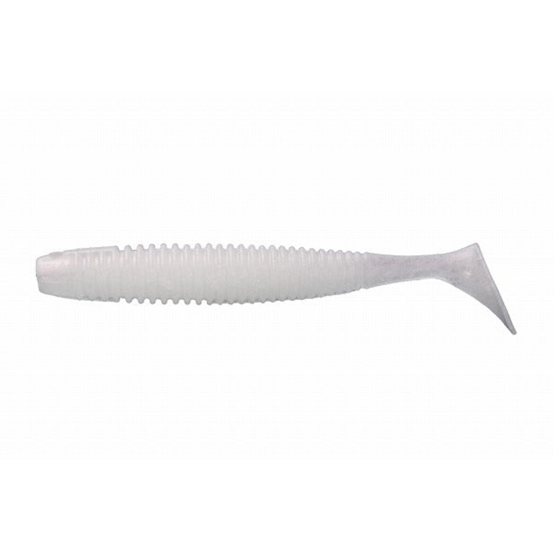 O.S.P Worm HP Shadtail 2inch W017 Pearl Glow (luminous) SW color
