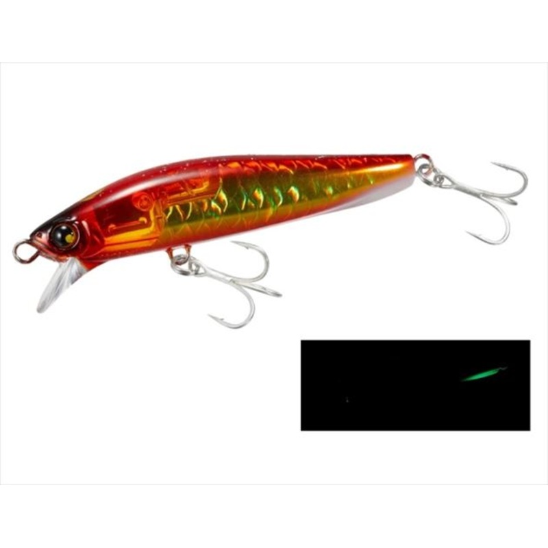 Shimano Seabass Lure XF-H95V Nessa Spindrift 95S Flash Boost 008 A Akakin Glow