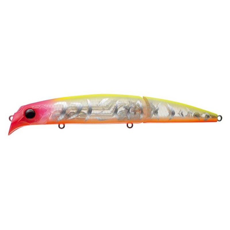 Evergreen Seabass Lure Stream Demon 170J #802 Pink Head Clear Chart